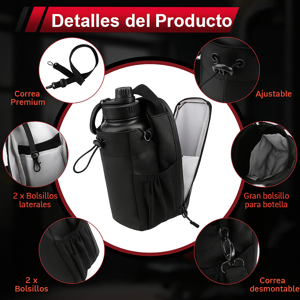 Bolsa magnética para gimnasio
